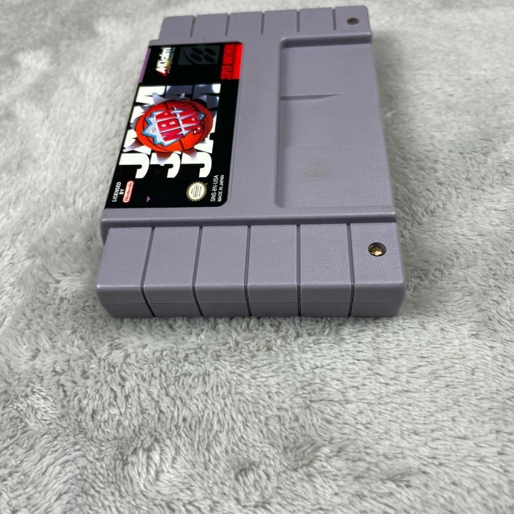NBA Jam Super Nintendo SNES Authentic Original Tested Vintage Video Game CIB - Picture 8 of 12